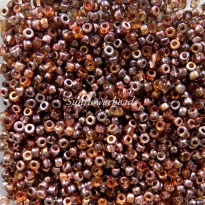 Matubo beads 8/0 - topas caprigold